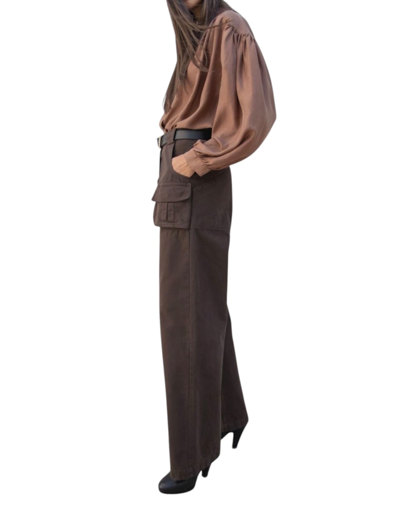 The Avant Gracy Trouser - Chocolate Brown