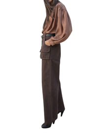 The Avant Gracy Trouser - Chocolate Brown