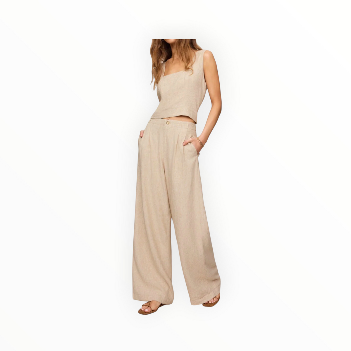 Z Supply Magnolia Linen Pant - Flax