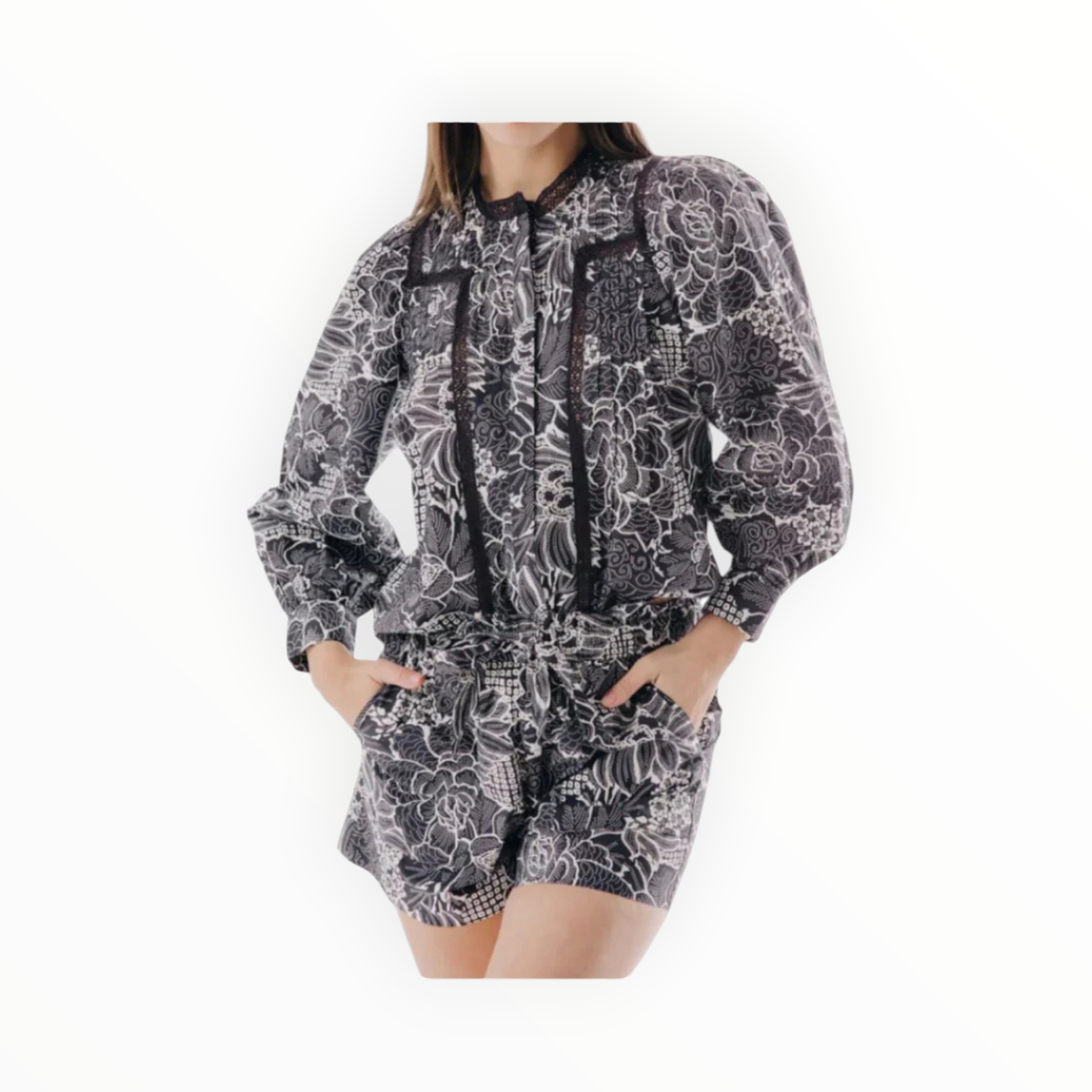 Love The Label Pearl Top - Posada Floral Print
