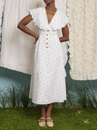 Sister Jane Chamomile Ditsy Scallop Dress