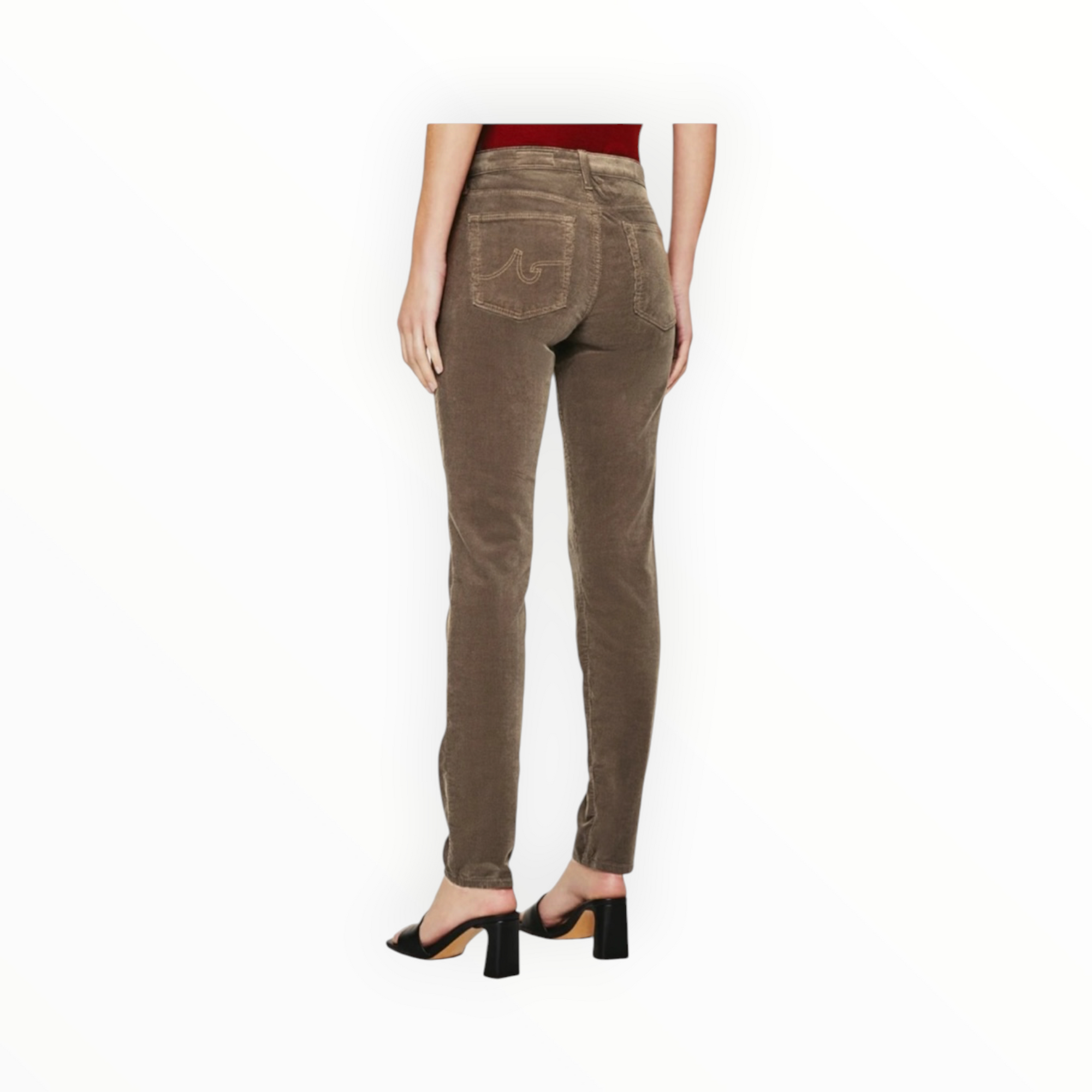 AG Jeans Prima Mid Rise Cigarette Pant - Mushroom