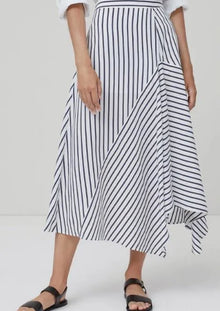 Closed Asymmetrical Midi Skirt