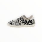 Voile Blanche Ines Genuine Calf Hair Sneaker - Black/White
