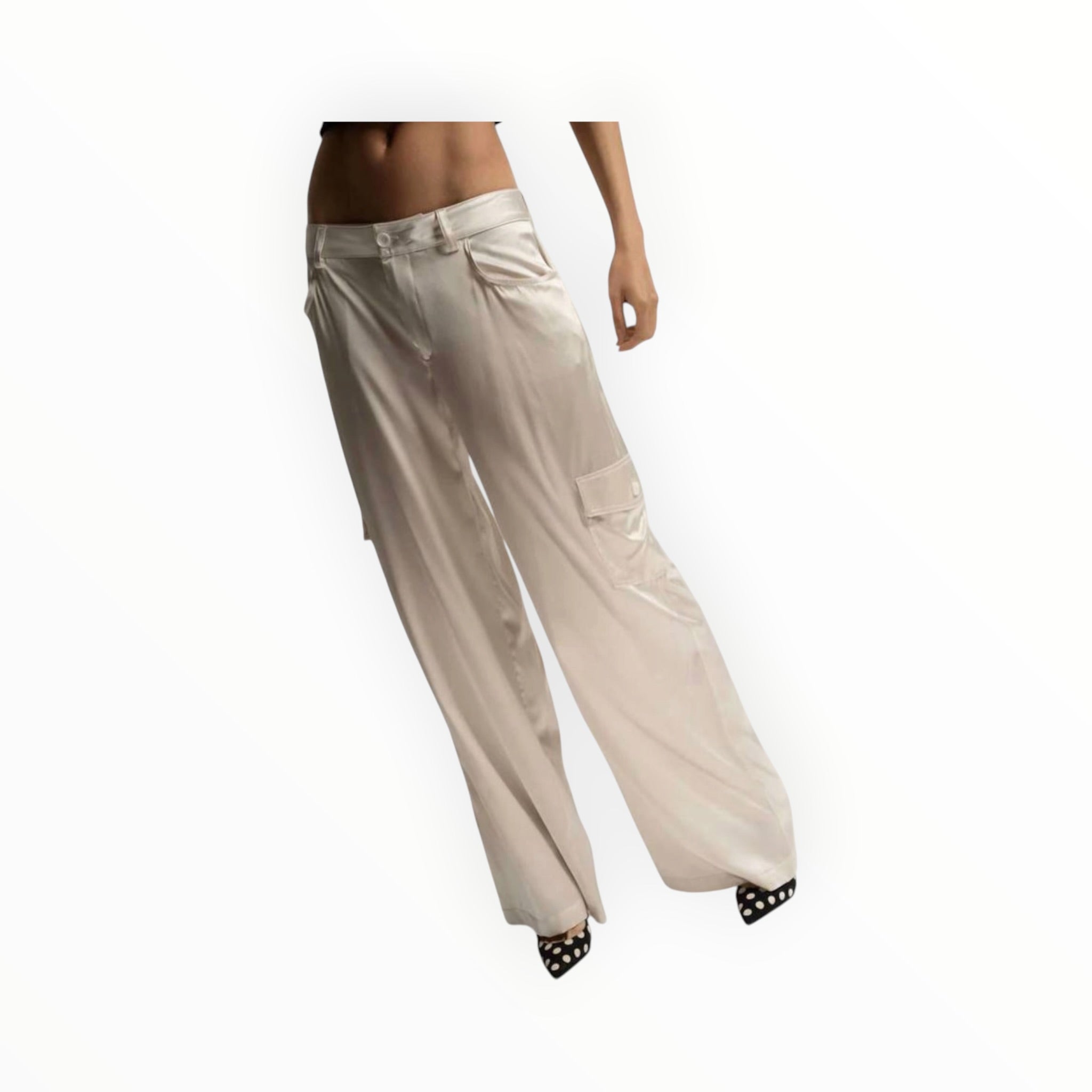 SABLYN Ronan Wide Leg Cargo Pant - Gardenia