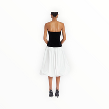 Amanda Uprichard Valencia Bubble Dress - Black/White