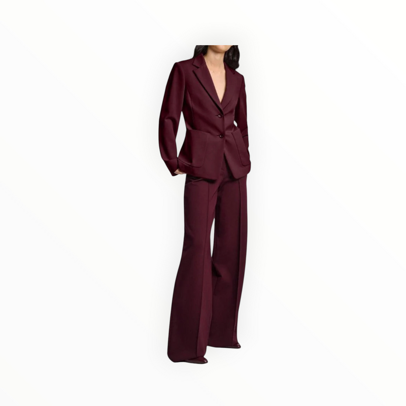 Dorothee Schumacher Emotional Pants - Dark Burgundy