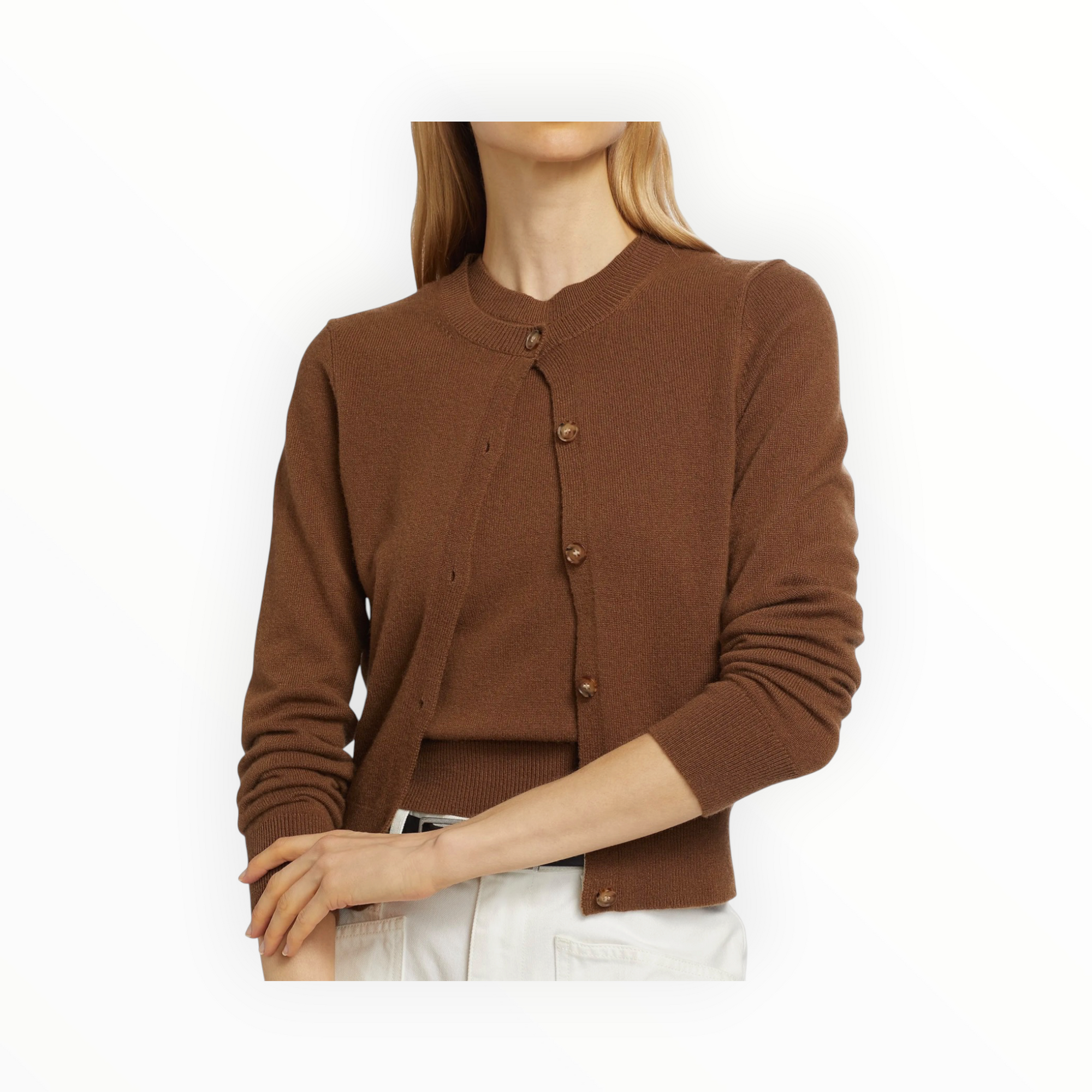 Nili Lotan March Cardigan- Coffee