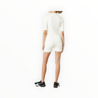 Le Ore Rimini Collared Playsuit - Pearl