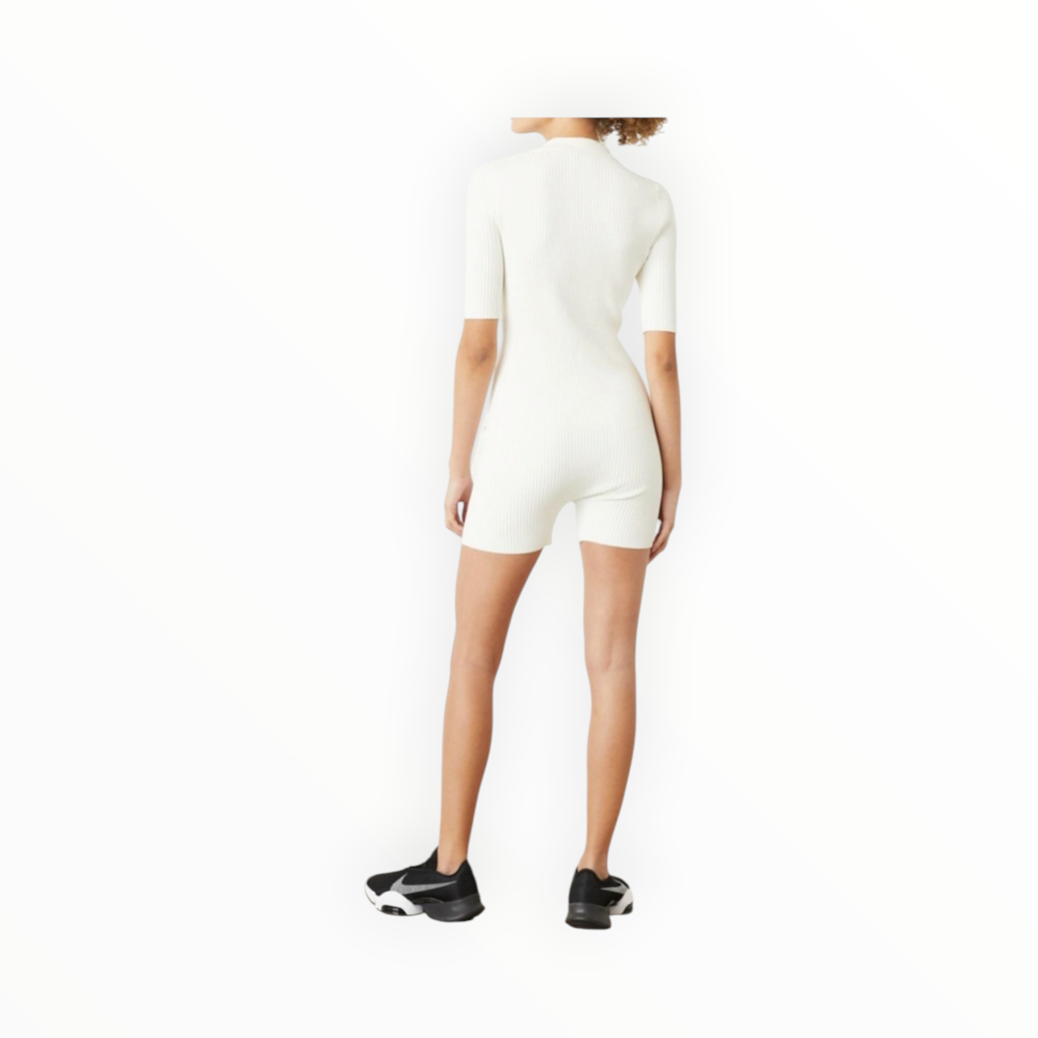 Le Ore Rimini Collared Playsuit - Pearl