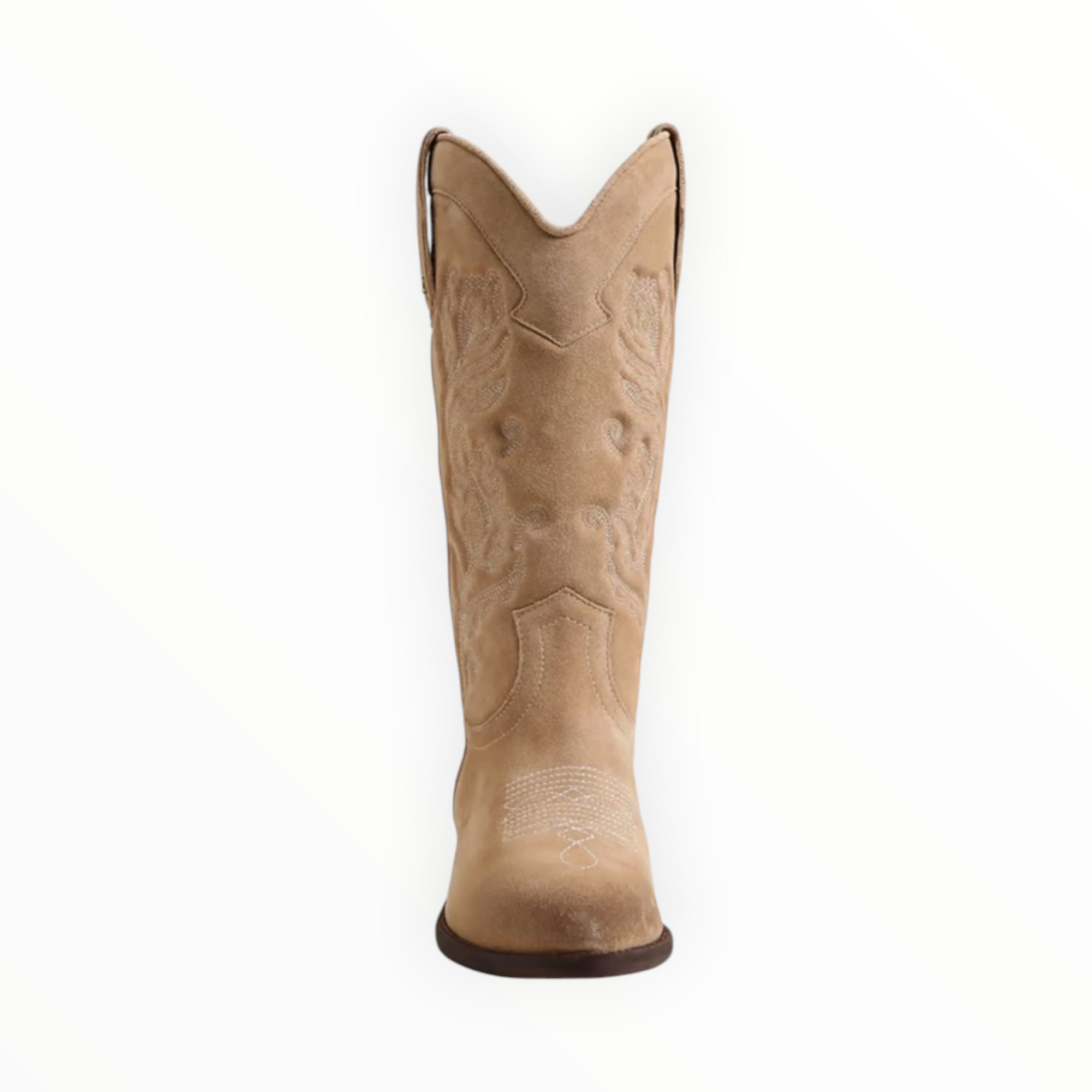 Sam Edelman Rue Western Boot - Cyprus Tan Suede