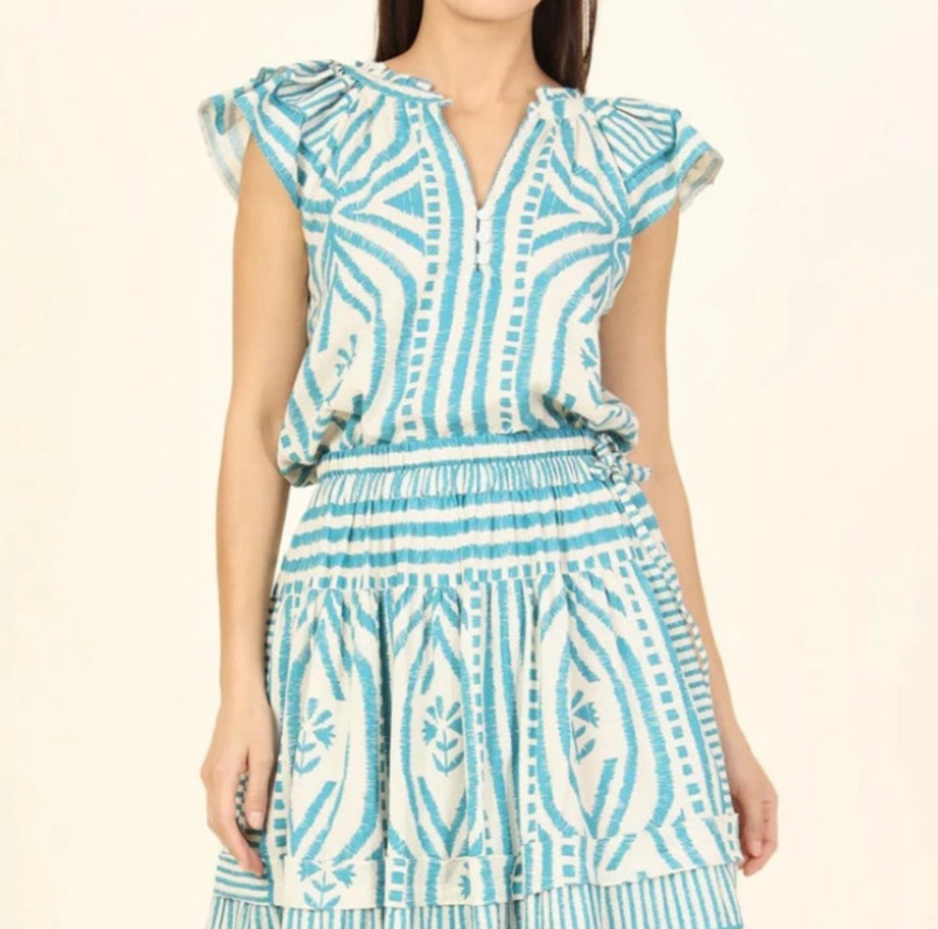Omika Wilora Blouse - Jolie Lagoon