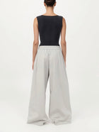 St. Agni Cupro Jersey Top - Black