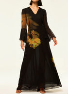 MISA Claire Dress - Yellow Rose Chiffon