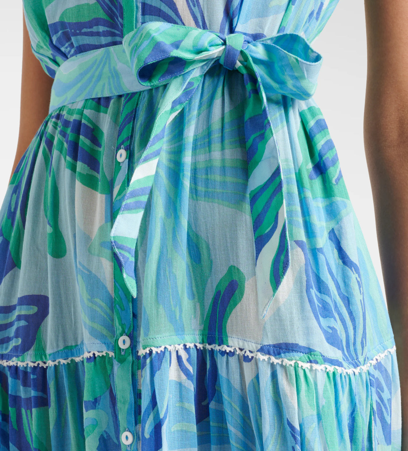 Poupette St. Barth Kora Dress - Blue Seaweed