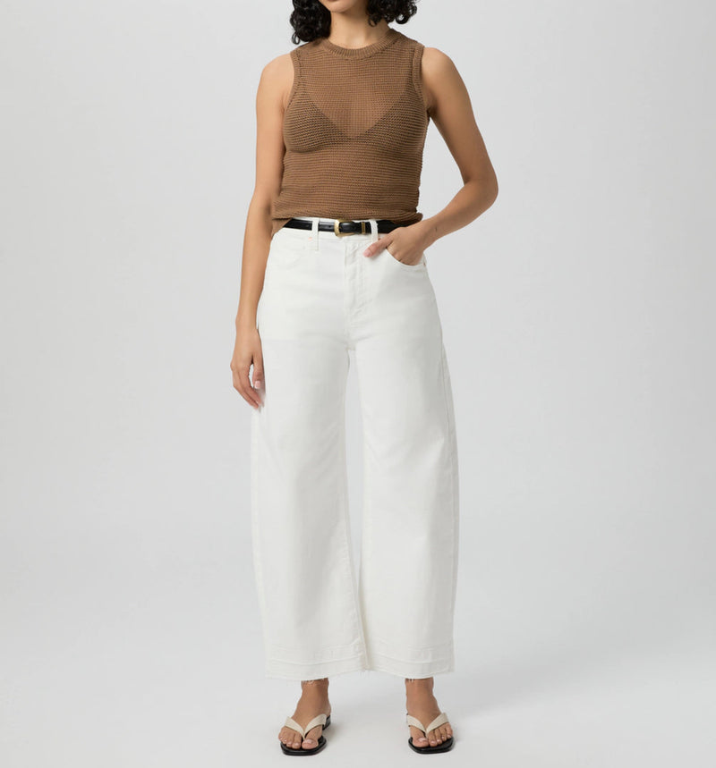 Paige Arellia Ankle - Tonal Ecru