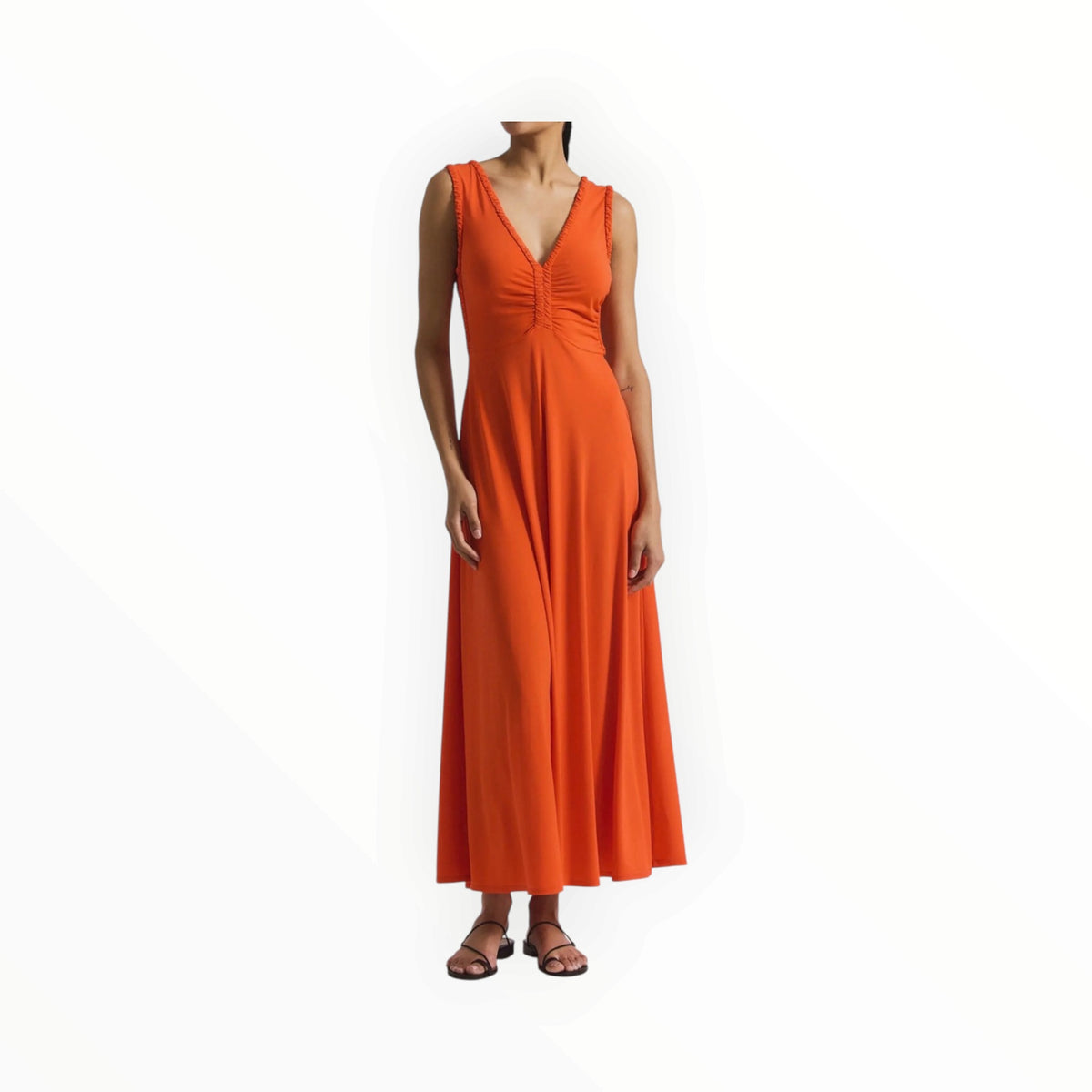 Derek Lam 10 Crosby Misha Dress - Tangerine