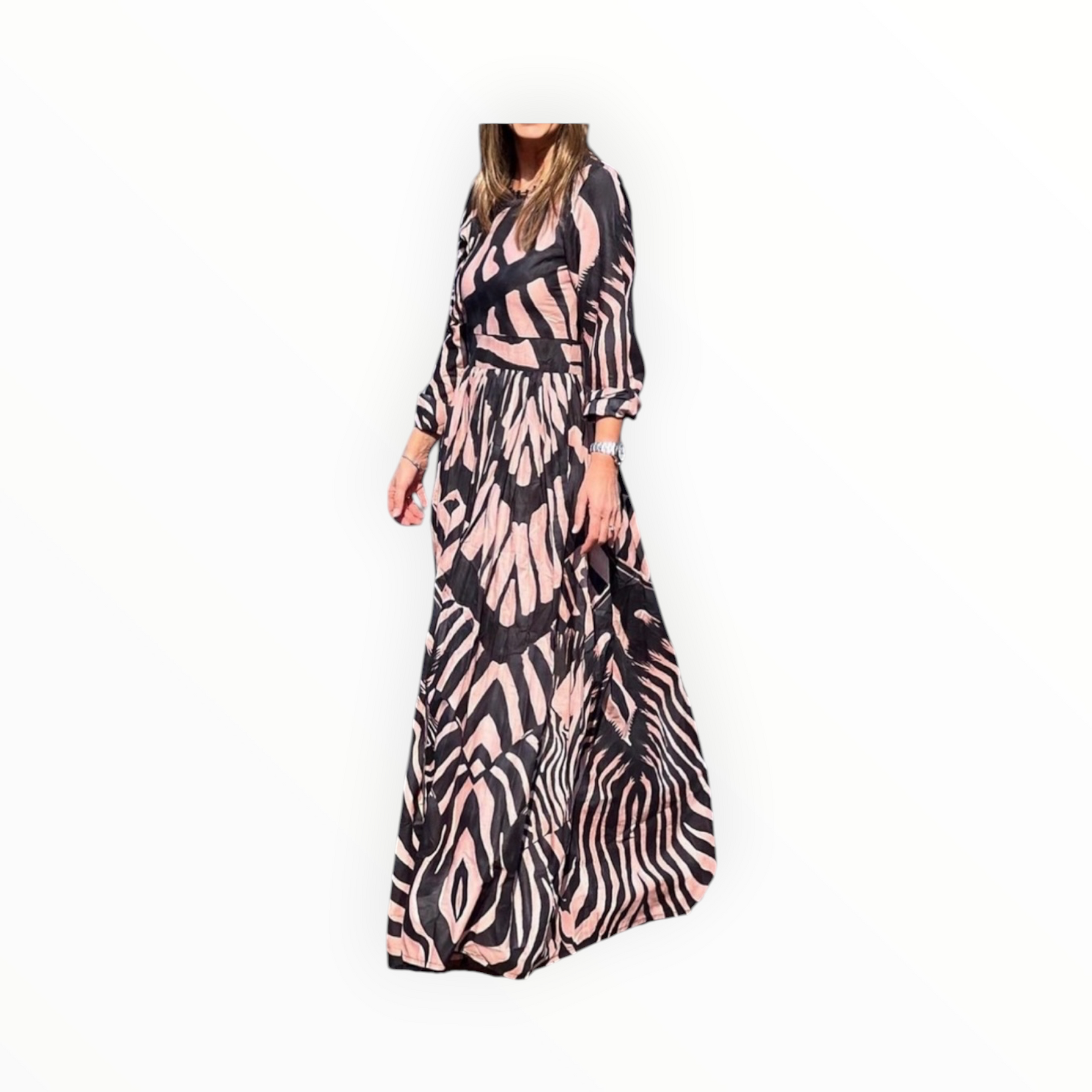 Connor & Blake Joy Dress - Crazy Zebra Pink