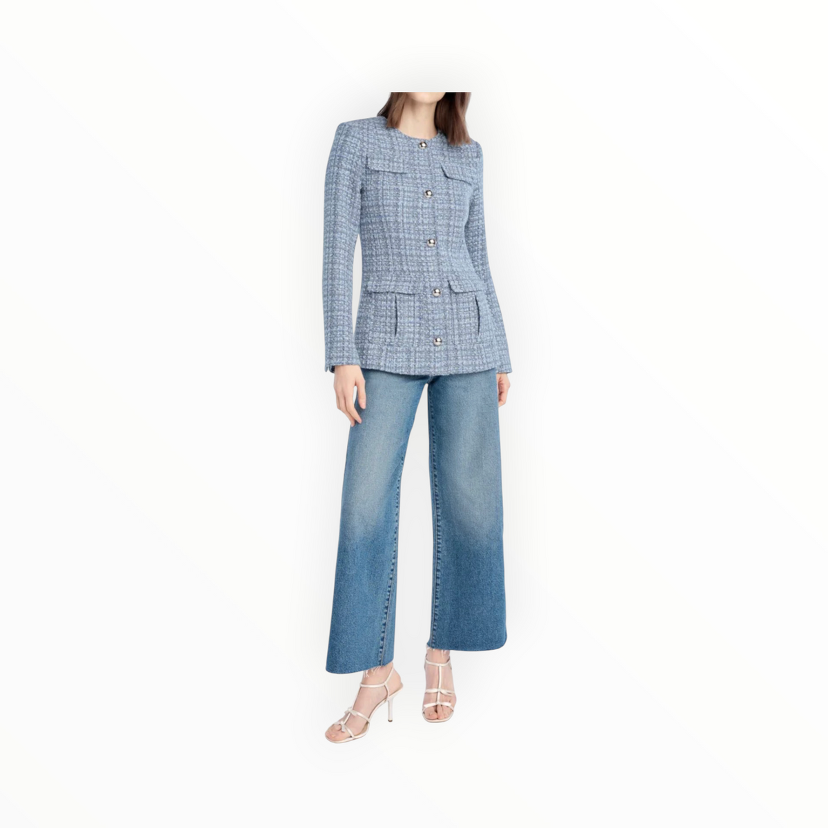 Favorite Daughter Mischa Super High Rise Wide Leg Ankle - Rio