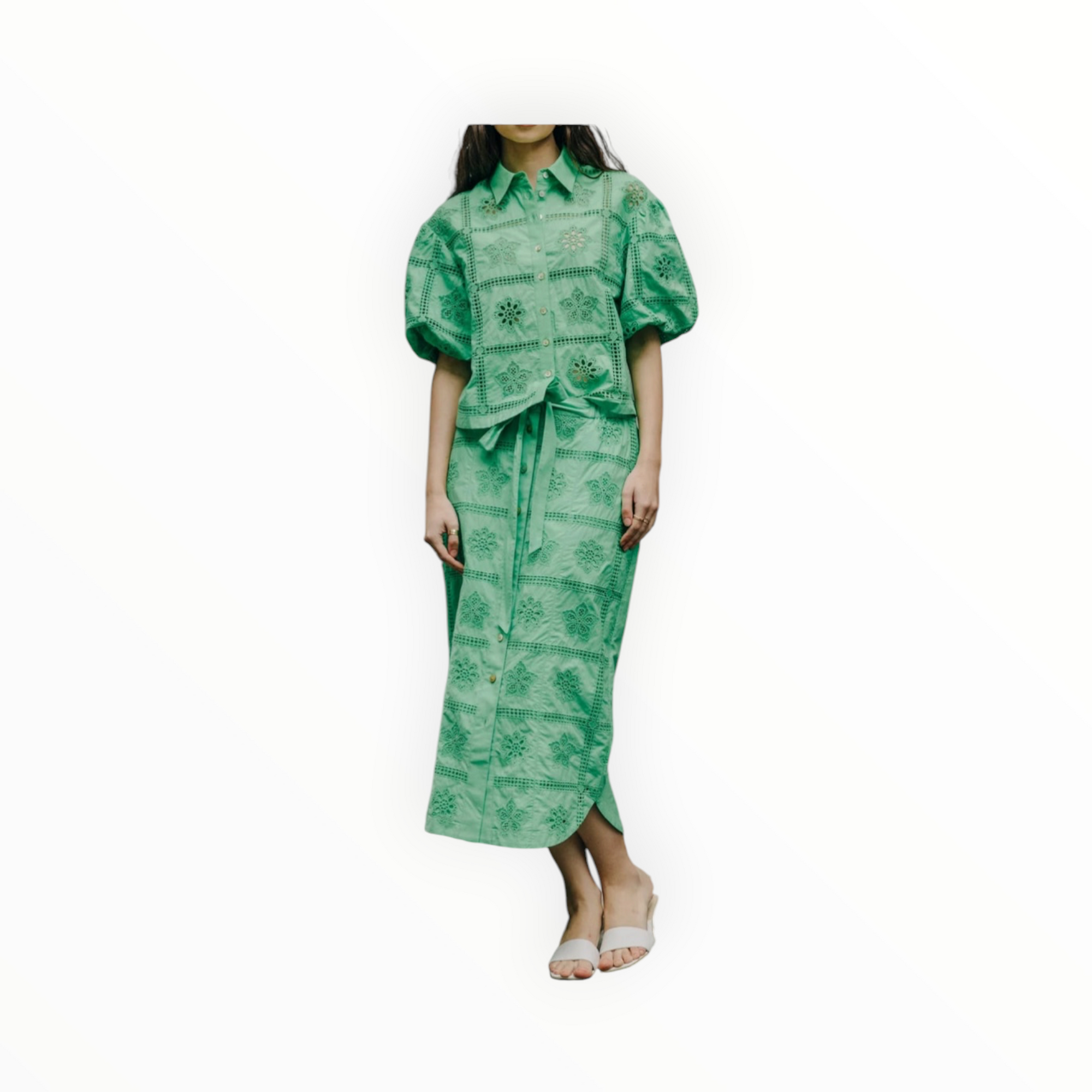 Love The Label Nylah Skirt - Kiwi