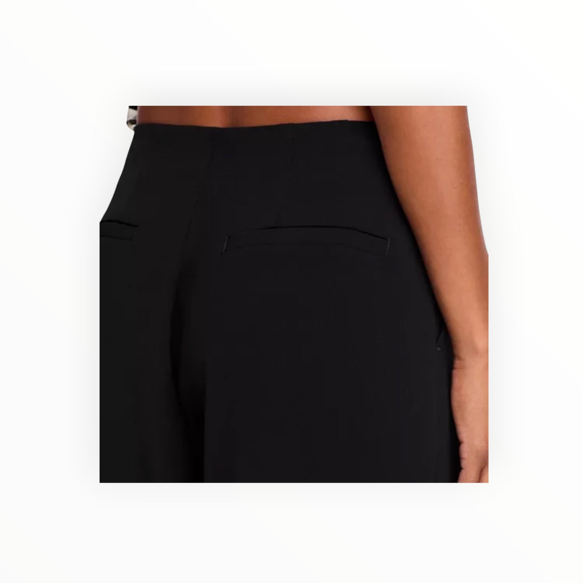 Steve Madden Angelica Pleated Pants - Black