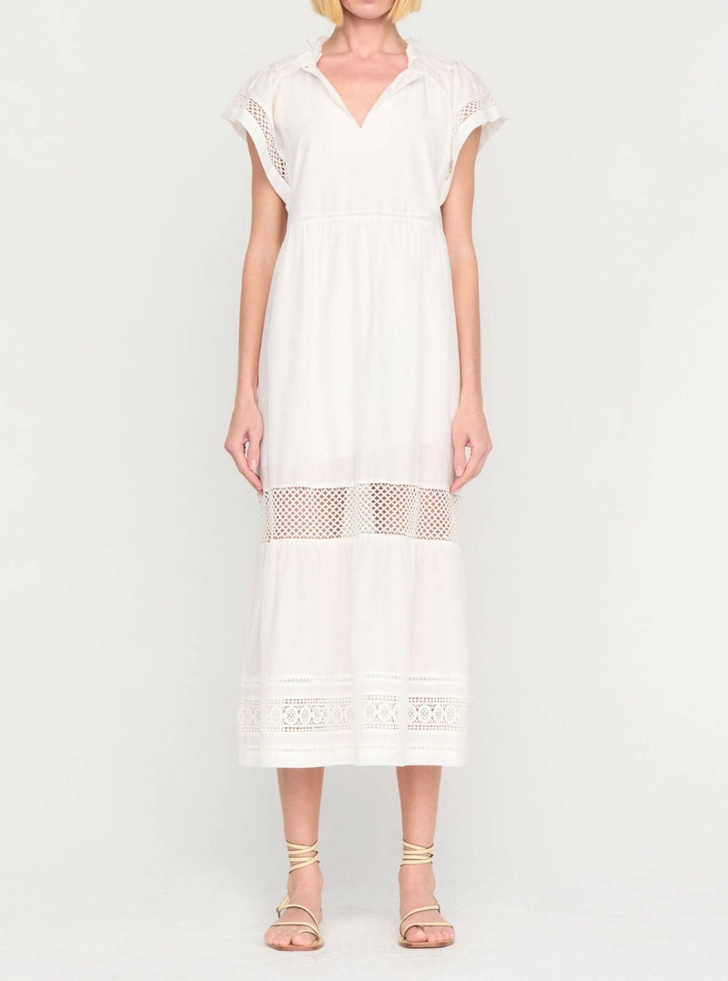 Marie Oliver Day Dress - Cool White