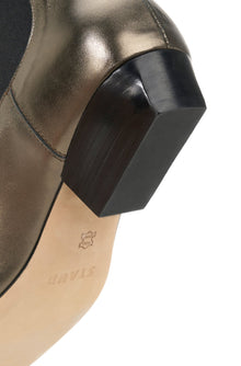 STAUD Aged Bronze Wally Chelsea Boot