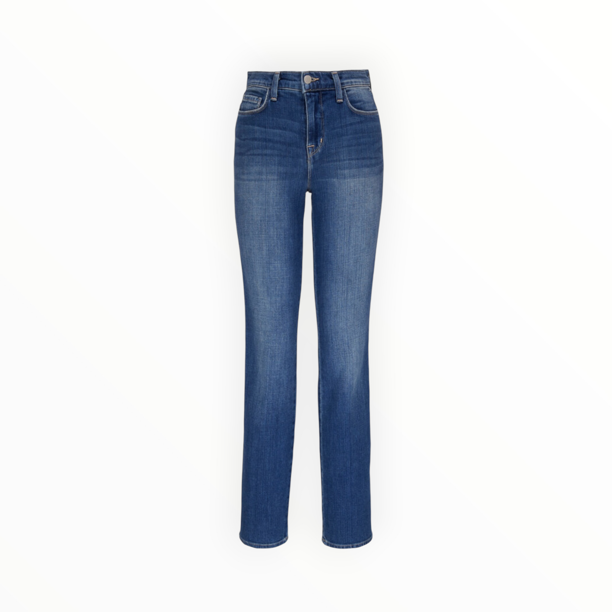 L'Agence Mid-Rise Slim Straight Jean - Sequoia