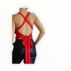 LNA Two Way Wrap Top - Red