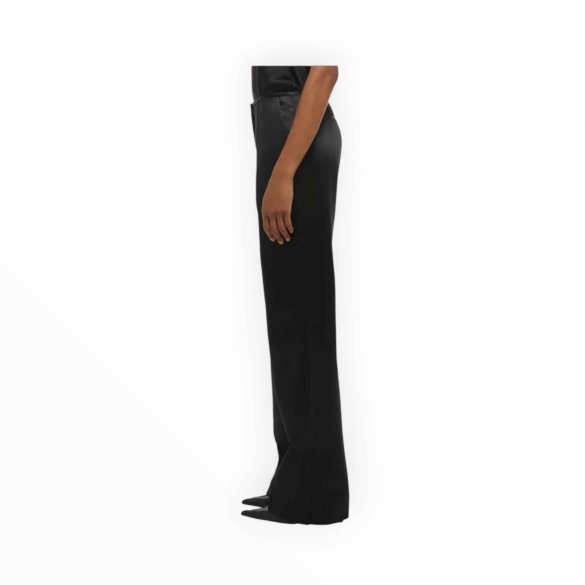 Helmut Lang Minimal Satin Pants - Black