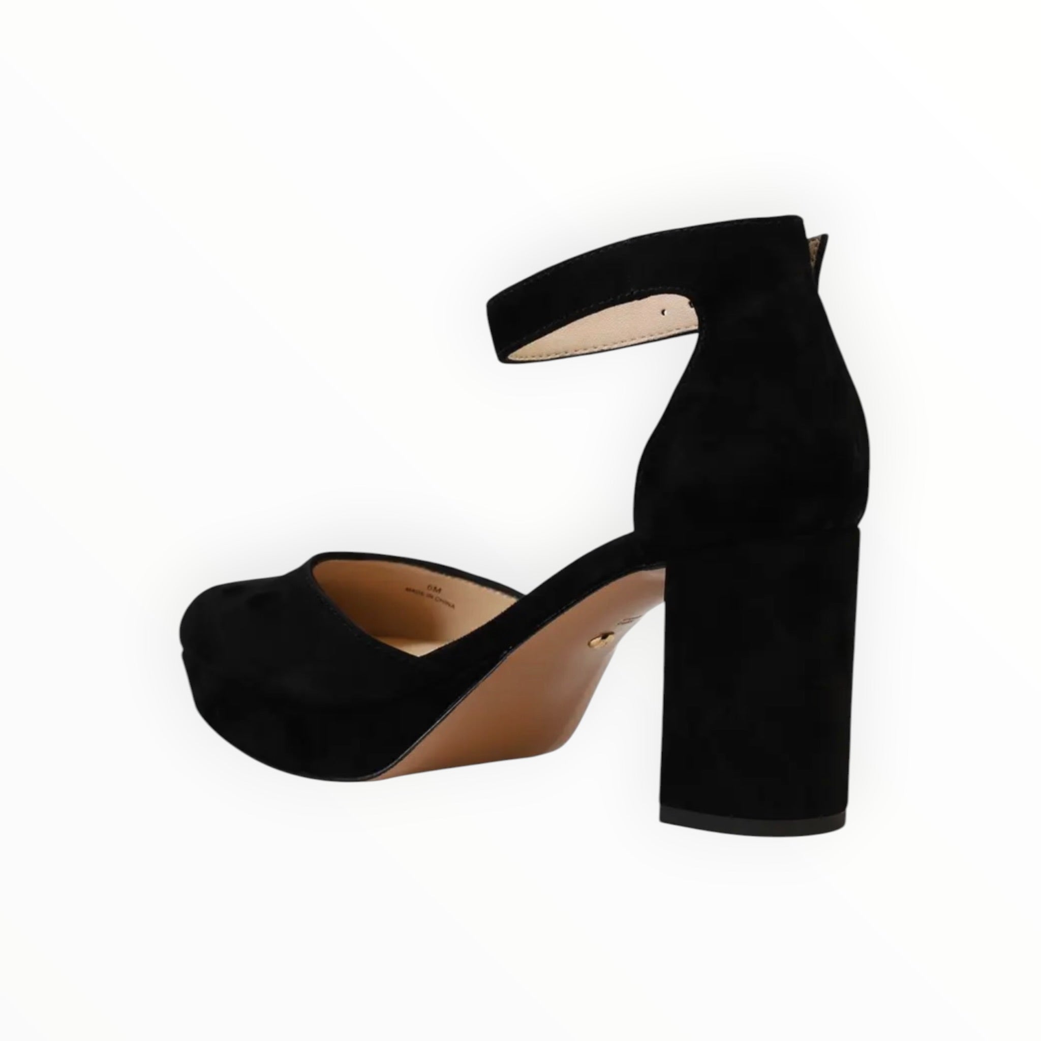Pelle Moda Lenor Heeled Platform Sandal - Black