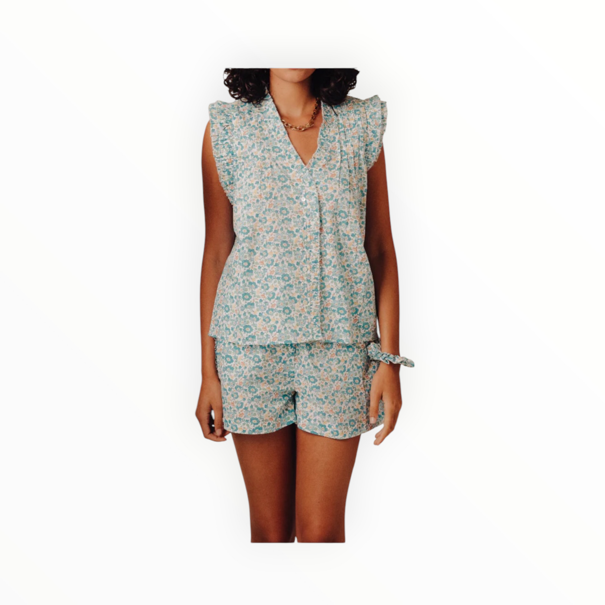 Love The Label Dana Top - Mrs Stoneley Blue