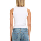 Michael Stars Maribel Square Neck Tank - White