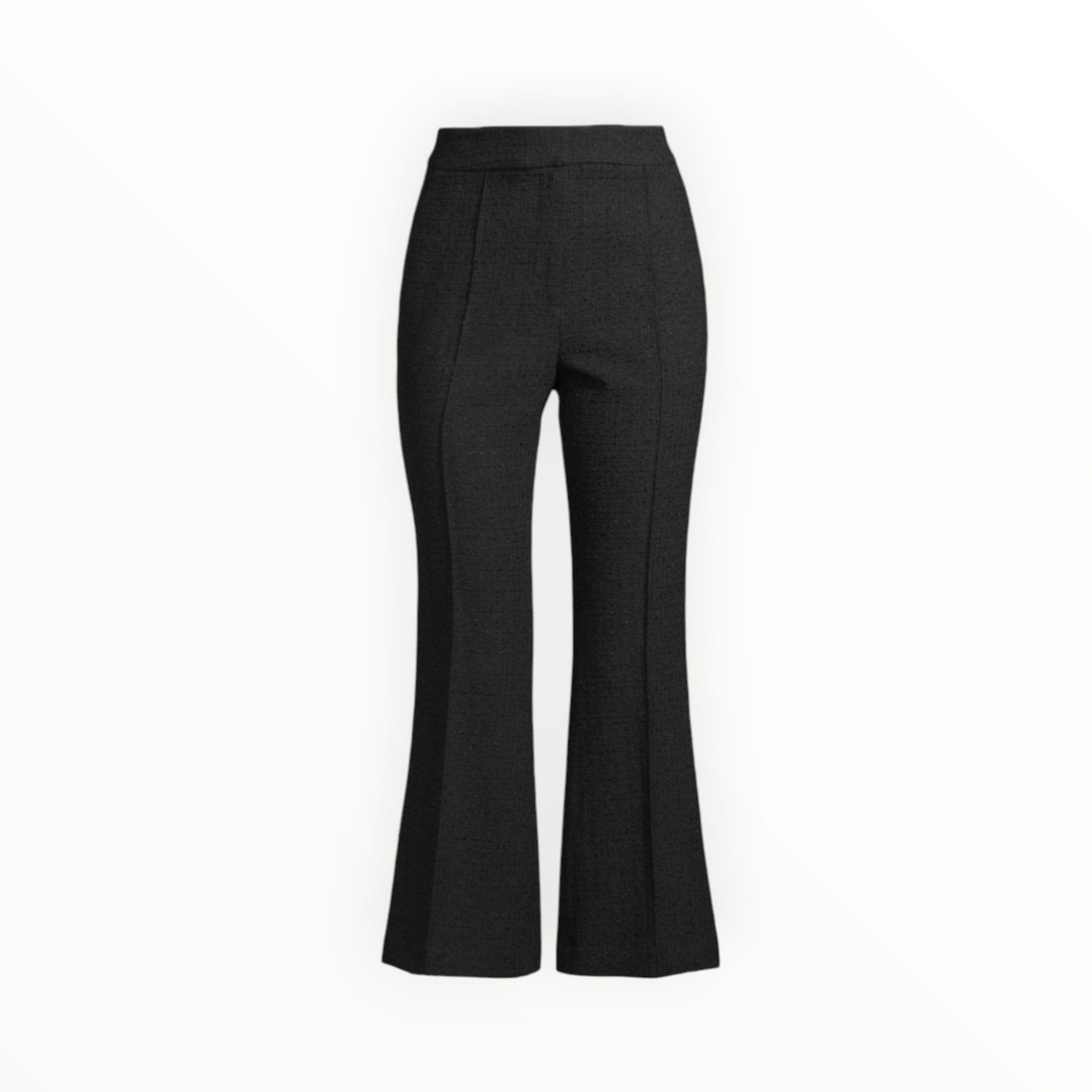 Milly Betsy Flared Bouclé Knit Pants - Black