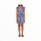 Banjanan Felka Dress - Ikat Bluing