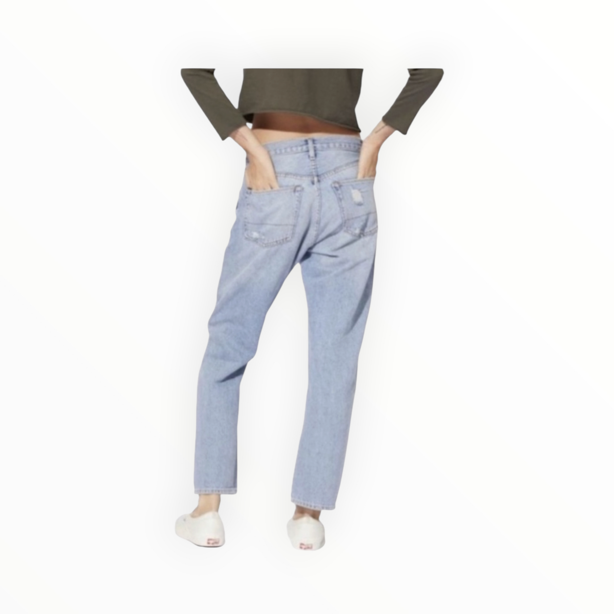 NSF Nori Super Baggy Jean - Ripple Wash