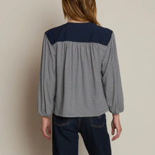 Nation Ltd Twyla Long Sleeve Top - Tossed Geo