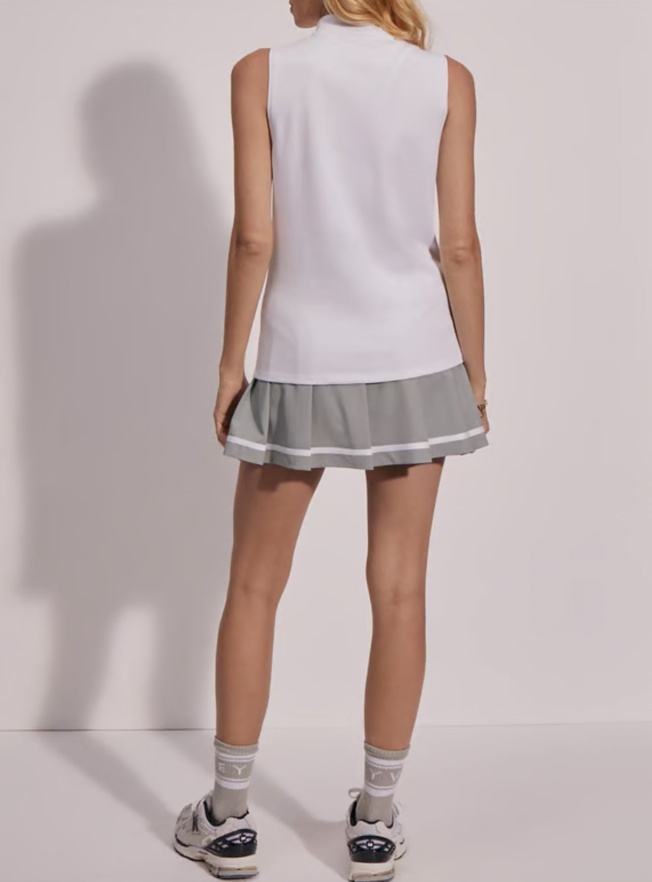 Varley Maya Performance Tank - White
