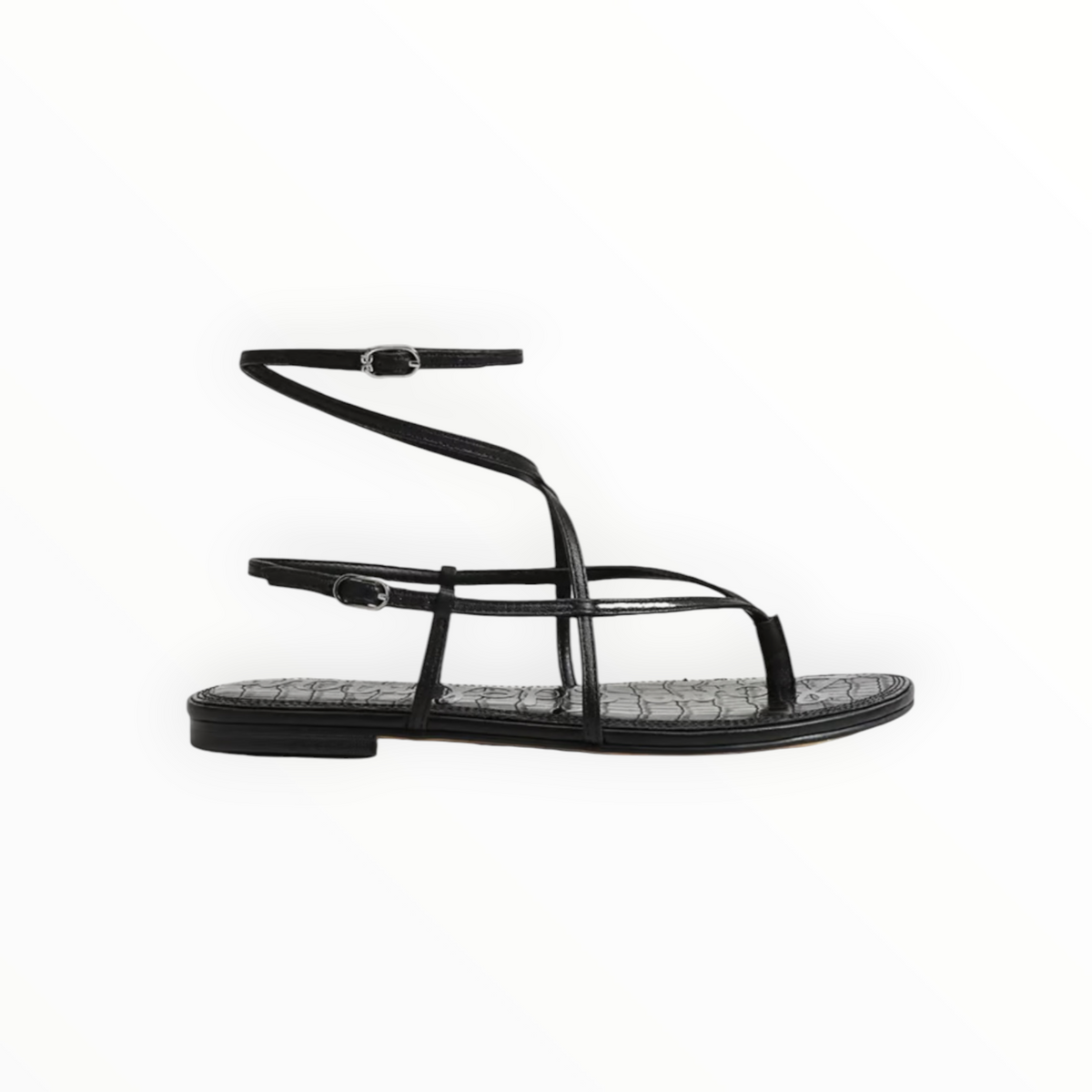 Sam Edelman Clarra Strappy Sandal - Black Leather