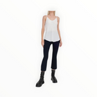 Elaine Kim Mitra Tech Stretch Cropped Side Zip Pant - Black