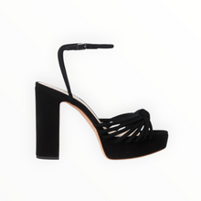 Loeffler Randall Rivka Suede Platform Sandal  - Black