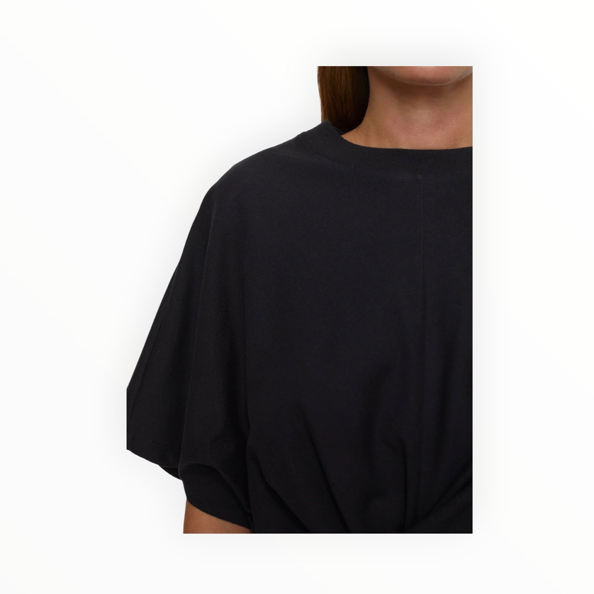 Closed Jersey Wrap Dress - Black