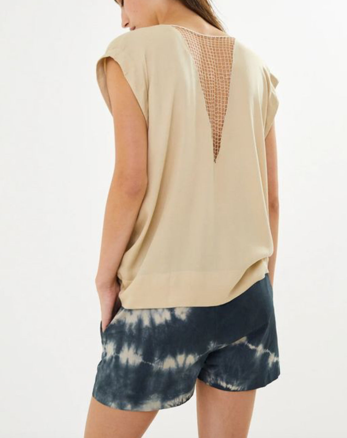 Rabens Saloner Rosalyn Top - Sand