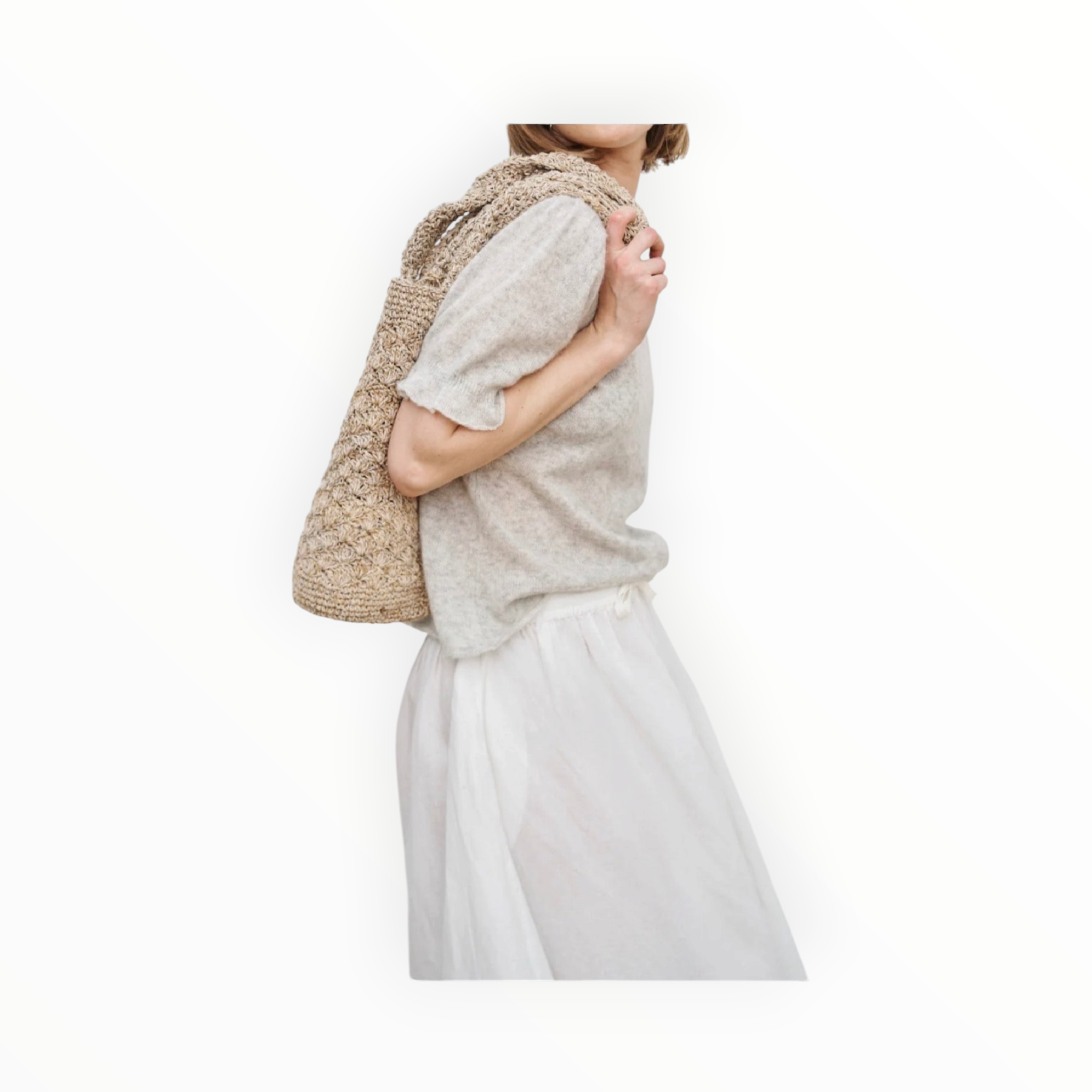 CARE BY ME Beach Tote Bag  - Nature