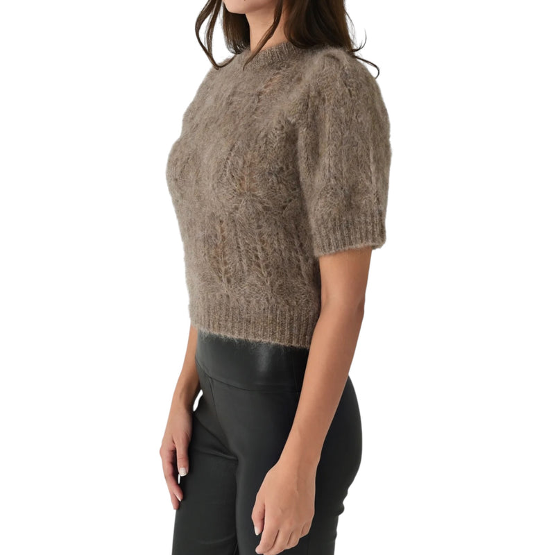 Citizens of Humanity Odette Puff Sleeve Sweater - Mushroom
