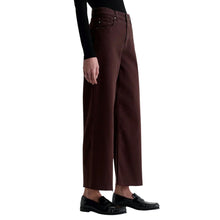 AG Jeans Saige Wide Leg Crop - Coffee Bean