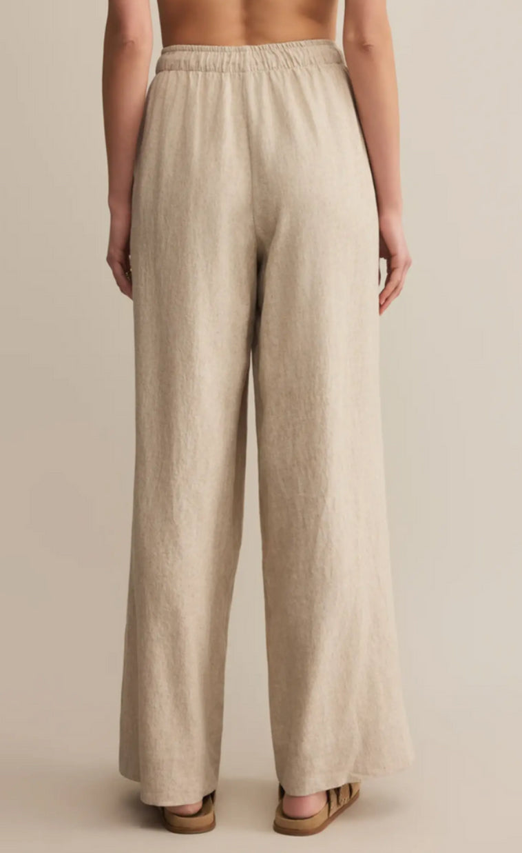 Z Supply Henri Washed Linen Pant - Flax