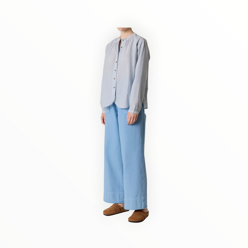 Leone & Harper Cirus Stripe Blouse - Blue