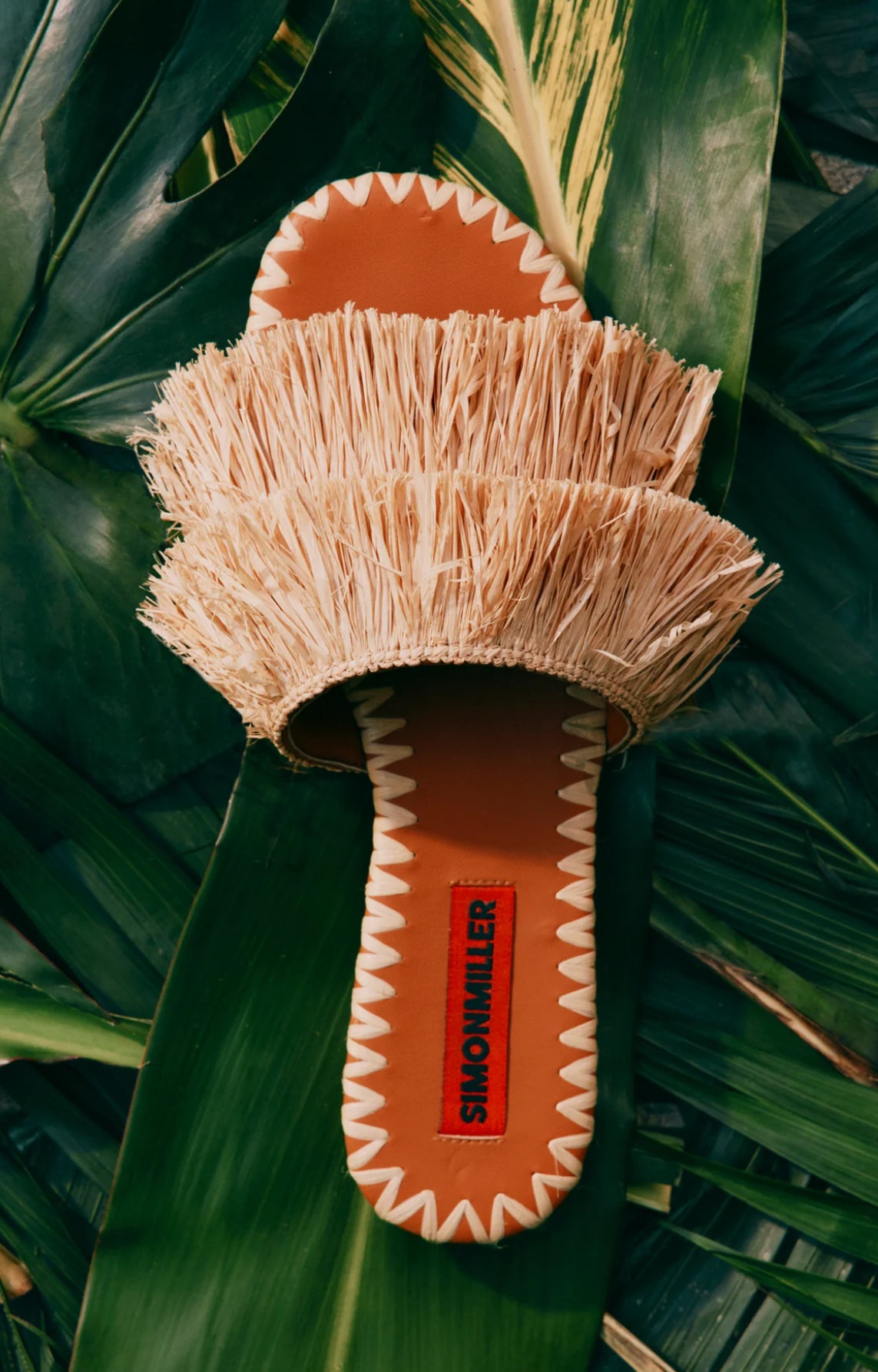 Simon Miller Fringe Raffia Salerno Sandal - Natural