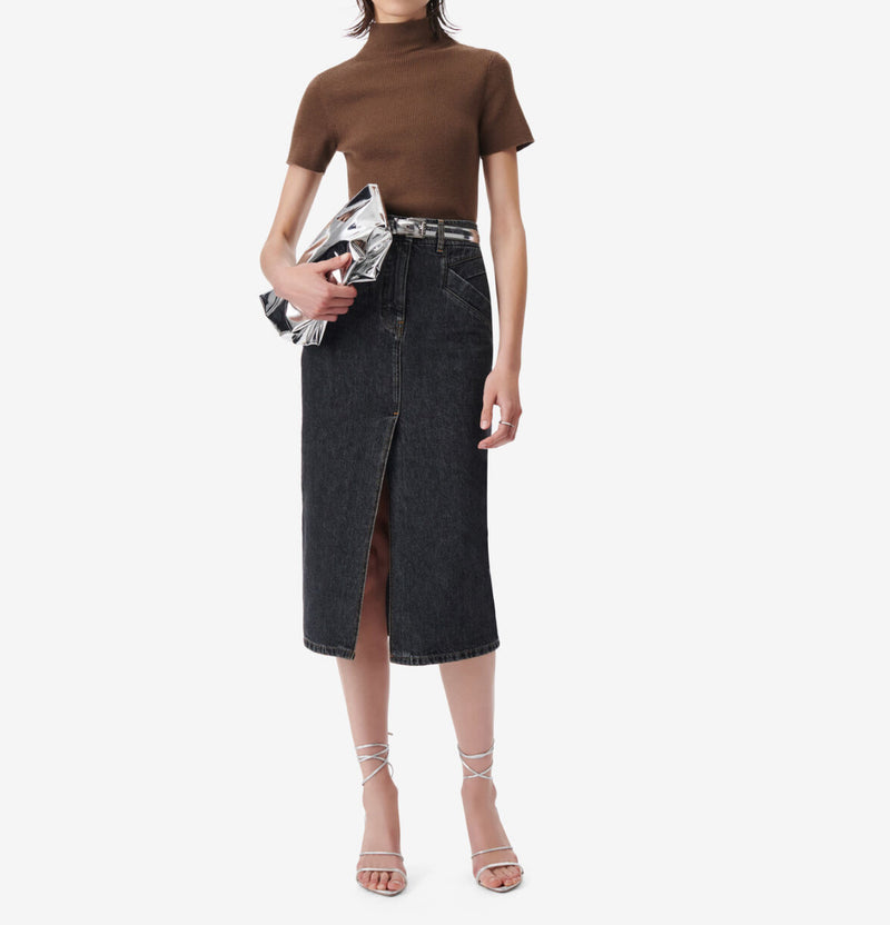 IRO Clarysse Skirt - Black Stone
